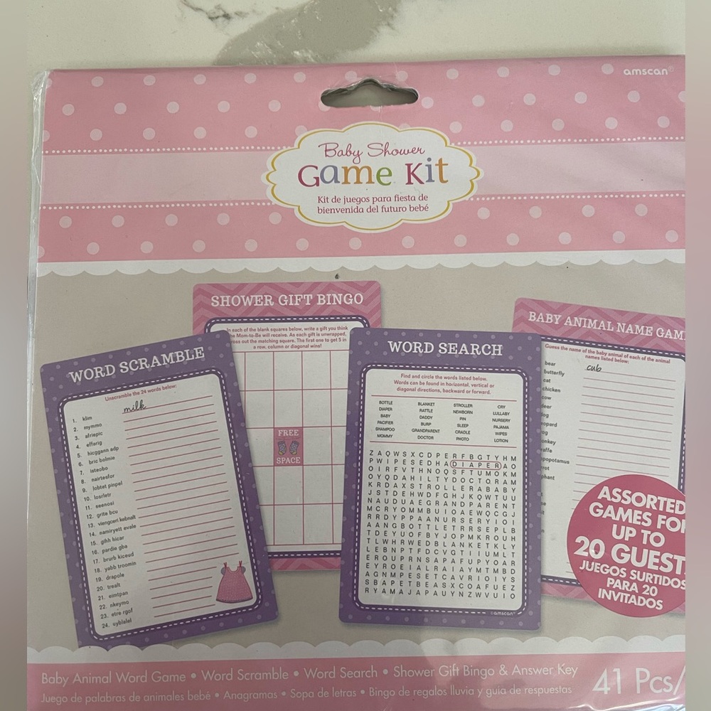 Baby Shower game